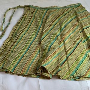 100% Cotton wrap-around Skirt. From India. Adjustable size. Beautiful colors.